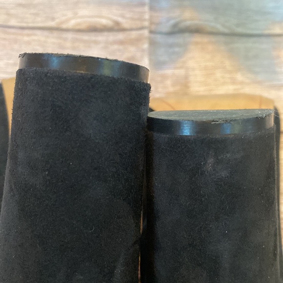 Sam Edelman Lace Up Suede Leather Ankle  Peep toe Yvie Bootie/Shootie - Picture 6 of 10